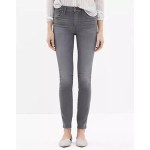Madewell High Riser Skinny Jeans in dusty wash